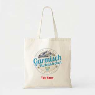 Garmisch Partenkirchen Bavaria Vintage Alps Tote Bag
