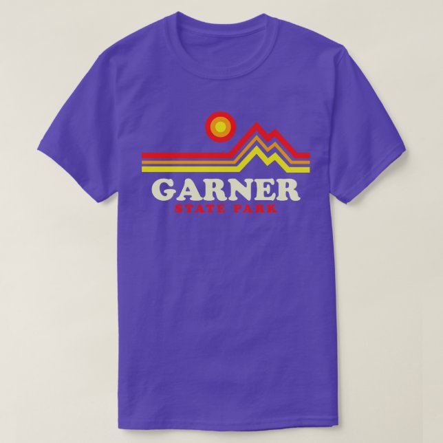 Garner State Park Camping Texas Retro T-Shirt (Design Front)