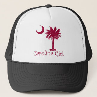 Garnet Carolina Girl Palmetto Trucker Hat