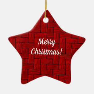 Garnet Christmas Star Ornament