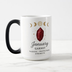Garnet – January's Gem of Protection and Passion Magic Mug