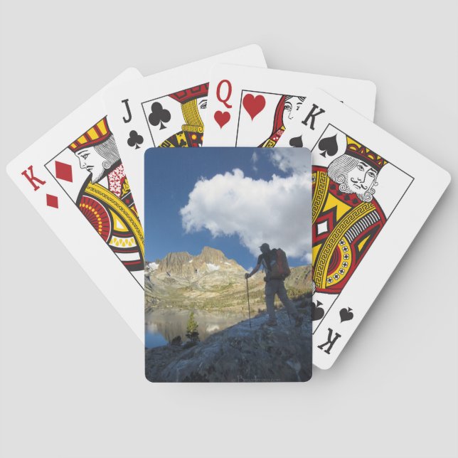 Garnet Lake and Banner Peak 2 - John Muir Trail Playing Cards (Back)