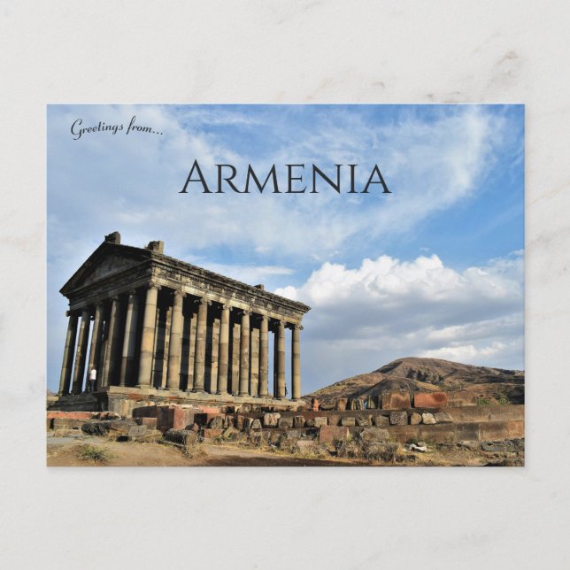 Garni Temple Garni Armenia Postcard (Front)