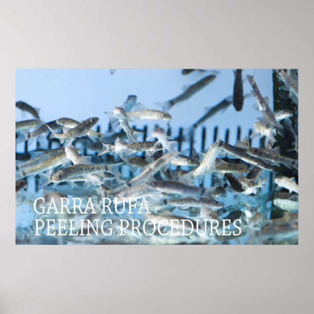 Garra rufa peeling poster (Front)