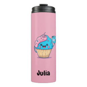 Garrafa Personalizada cupcake (Julia) Thermal Tumbler