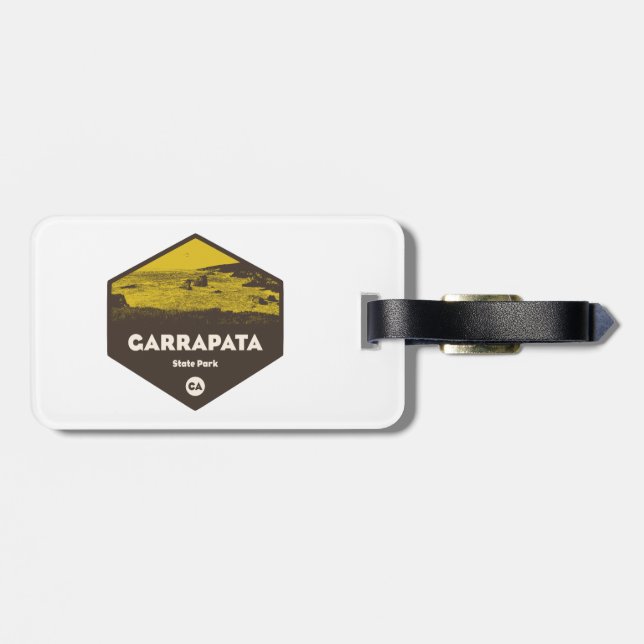 Garrapata State Park California Luggage Tag (Back Horizontal)