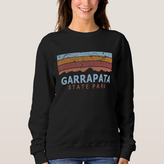 Garrapata State Park California Retro Cool Sweatshirt (Front)