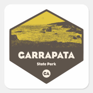 Garrapata State Park California Square Sticker
