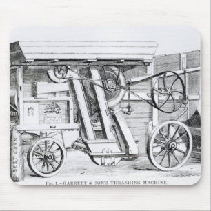 Garrett and Sons Patent Combined Threshing Mouse Pad
