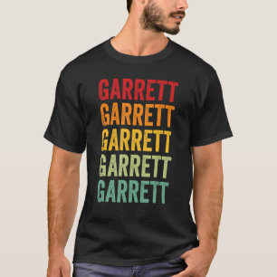 Garrett County Maryland Rainbow Text Design T-Shirt