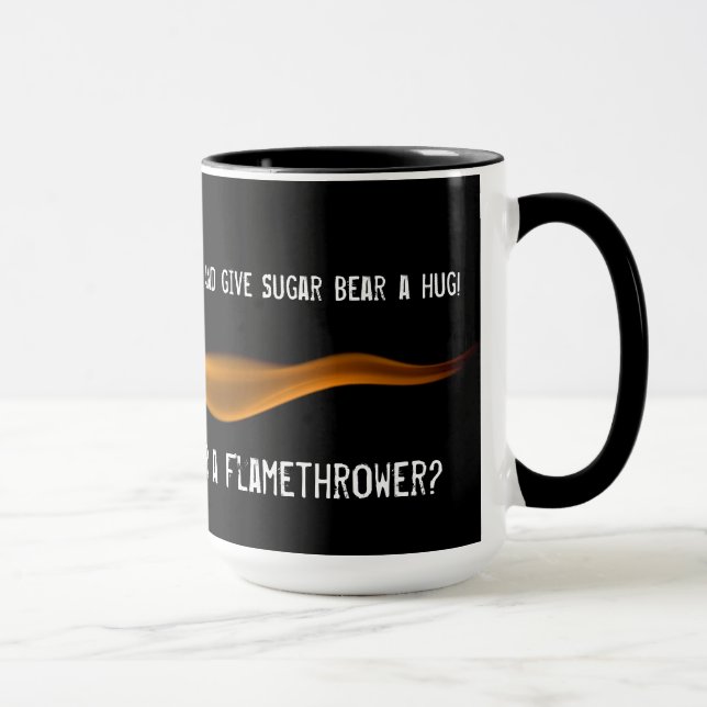 Garrett's Flamethrower Mug (Right)