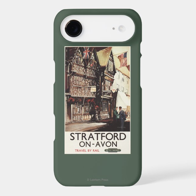 Garrick Inn and Harvard House Rail Poster Case-Mate iPhone Case (Back)