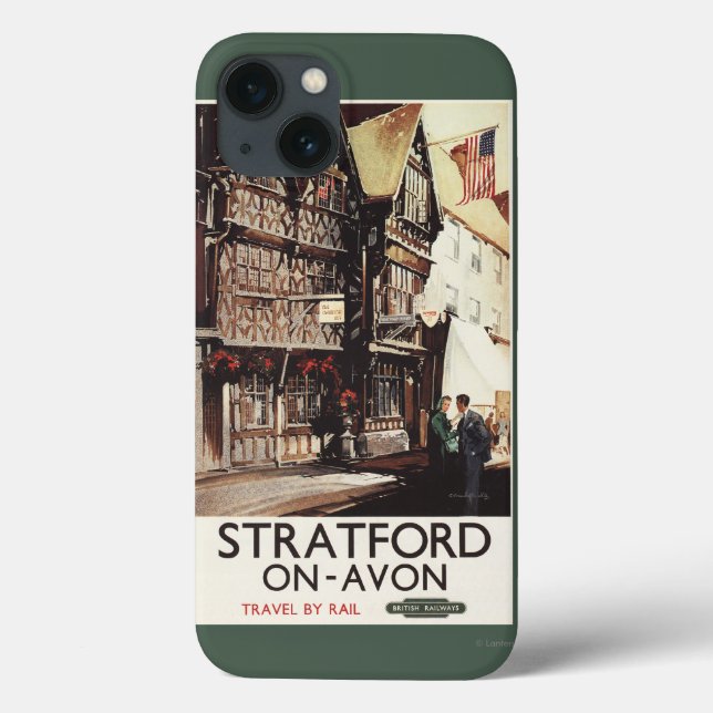 Garrick Inn and Harvard House Rail Poster Case-Mate iPhone Case (Back)
