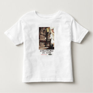 Garrick Inn and Harvard House Rail Poster Toddler T-Shirt