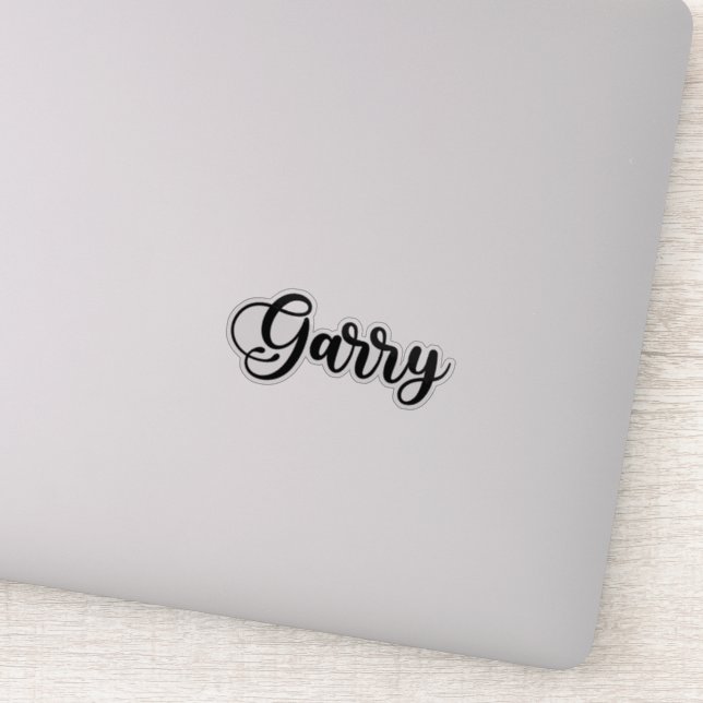 Garry Name - Handwritten Calligraphy (Detail)