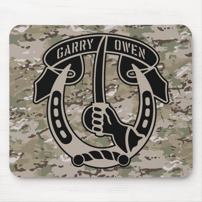 Garry Owen 7th Cavalry Emblem Mouse Pad (Front)