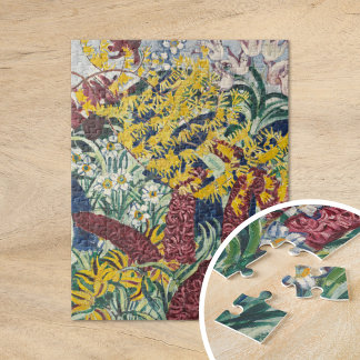 Gartenblumen | August Babberger Jigsaw Puzzle
