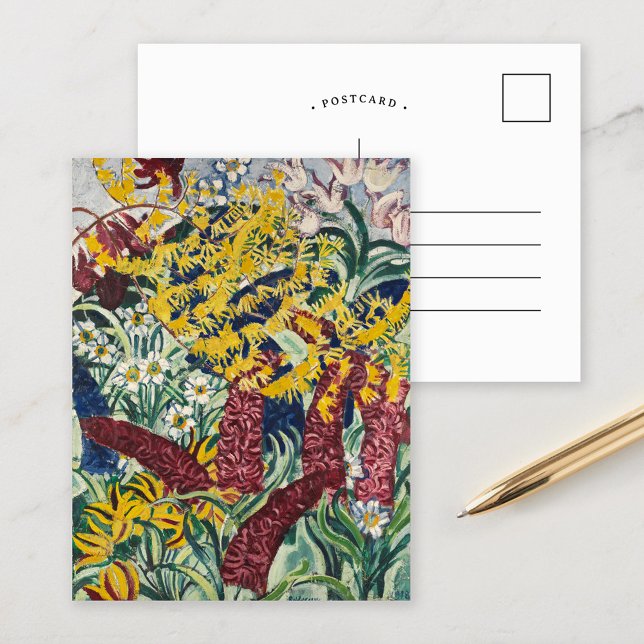 Gartenblumen | August Babberger Postcard (Creator Uploaded)