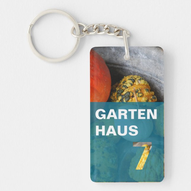 Gartenhaus Schlüsselanhänger Key Ring (Front)
