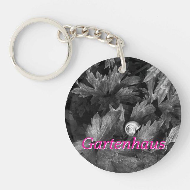 Gartenhaus Schlüsselanhänger Key Ring (Front)