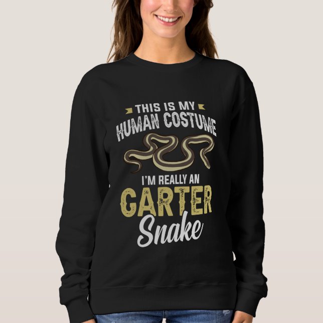 Garter Snake Funny Reptile Animals Pet Sweatshirt (Front)