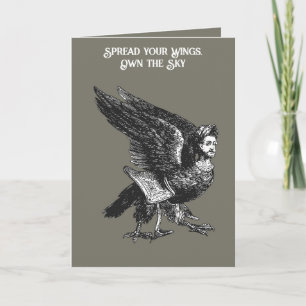 Garuda Demon A Fusion Of Human and Bird Card
