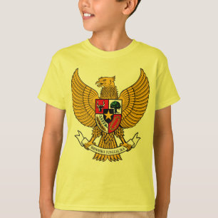 garuda pancasila kids shirt - yellow