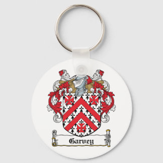 Garvey Family Crest Key Ring
