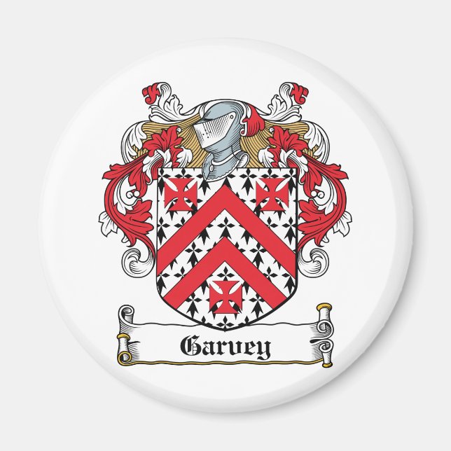 Garvey Family Crest Magnet (Front)