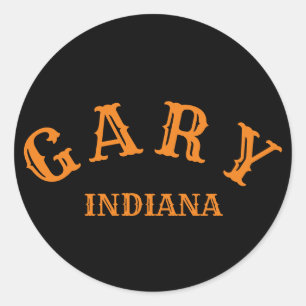 Gary, Indiana Classic Round Sticker