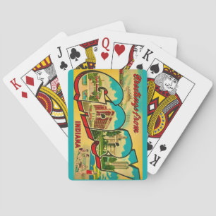 Gary Indiana Greeting Playing Cards