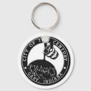 Gary, Indiana Seal Key Ring