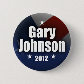 Gary Johnson 2012 6 Cm Round Badge