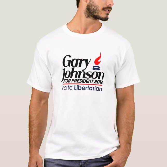 GARY JOHNSON 2012 shirt! T-Shirt (Front)