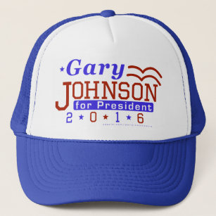 Gary Johnson President 2016 Election Libertarian Trucker Hat