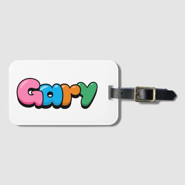 Gary Luggage Tag (Front Horizontal)
