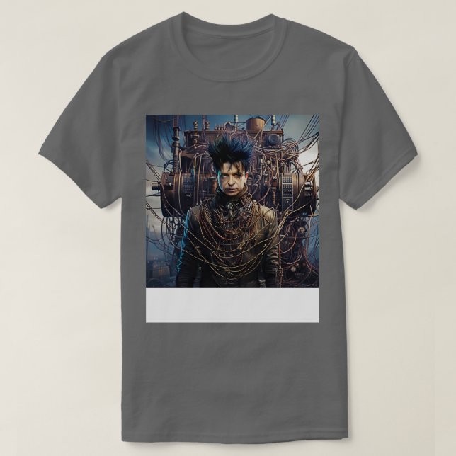 Gary Numan Steampunk TShirt (Design Front)