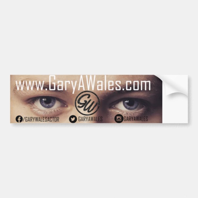 Gary Wales Car Bumper Sticker (Front)