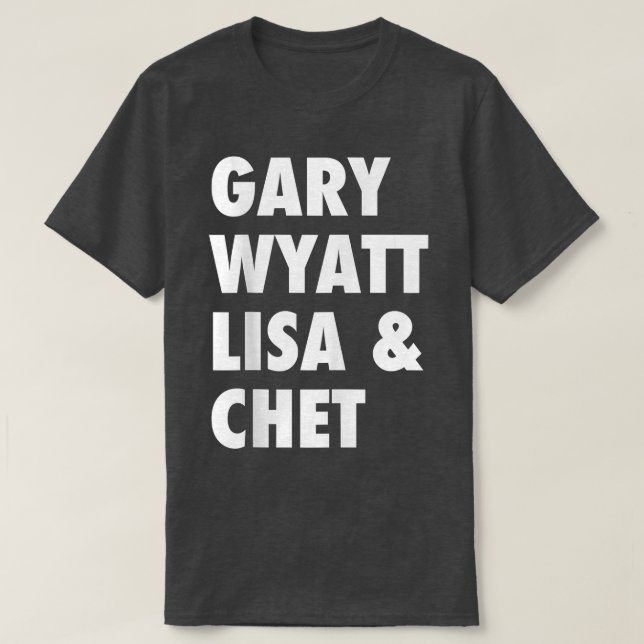 Gary Wyatt Lisa & Chet Science  T-Shirt (Design Front)