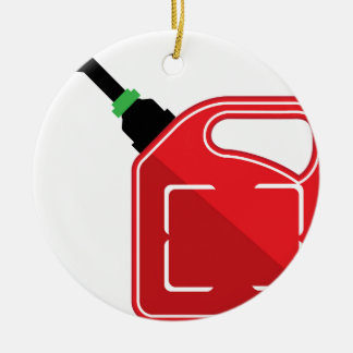 Gas Can Ceramic Tree Decoration