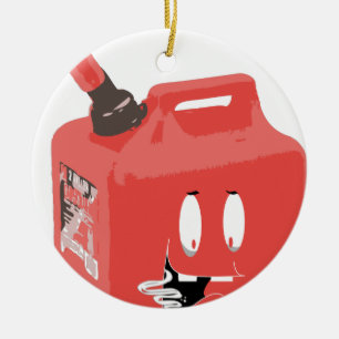 Gas-can Ceramic Tree Decoration