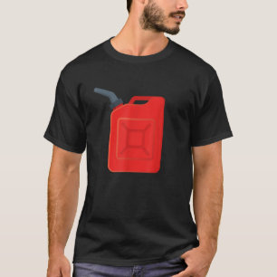 Gas Canister Gasoline Can Petrol Can V8 Muscle Car T-Shirt