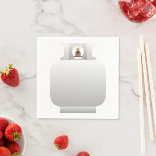 Gas Cylinder Paper Napkins