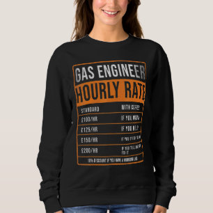 Gas Engineer Hourly Rate Uk Heating Engineer Sweatshirt