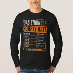 Gas Engineer Hourly Rate Uk  Heating Engineer T-Shirt