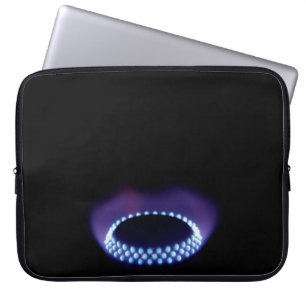 Gas flame laptop sleeve