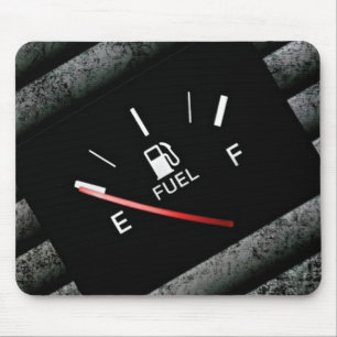 Gas Gauge Indicator Mouse Pad