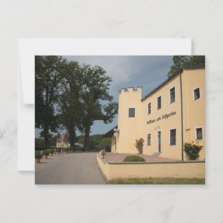 GAS HOUSE TO THE HOFGARTEN UNDER THE HAIR CASTLE POSTCARD