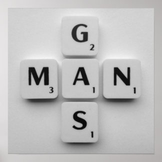 Gas Man Poster B/W