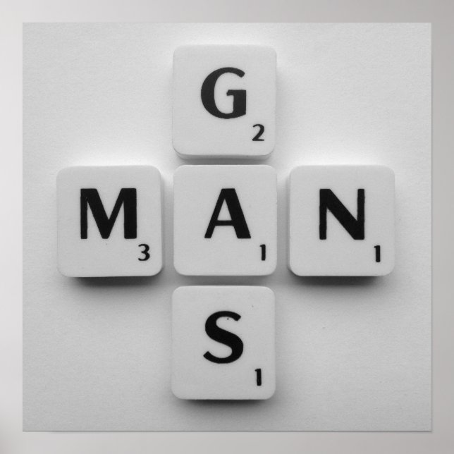 Gas Man Poster B/W (Front)